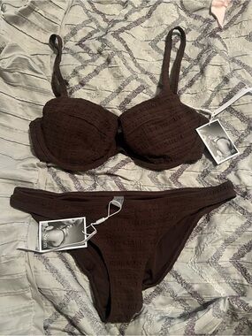 Form and Fold D-swim bikini 30E, espresso